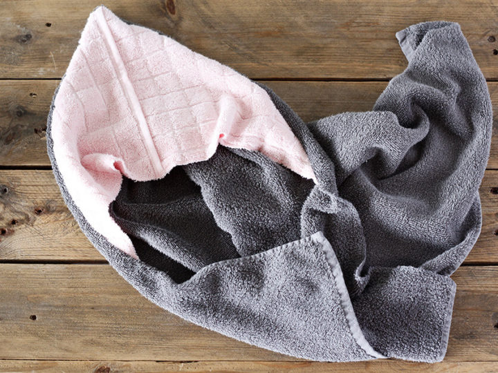 Quick & easy DIY baby towels