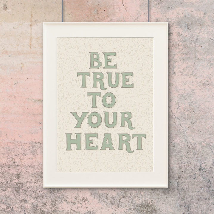 Be_True_To_Your_Heart_ByAnnika_Nursery_Wall_Art_6