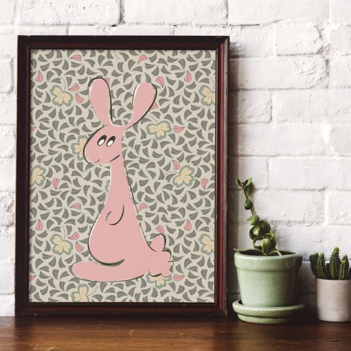 Bunny_Pink_ByAnnika_Rabbit_Print_2